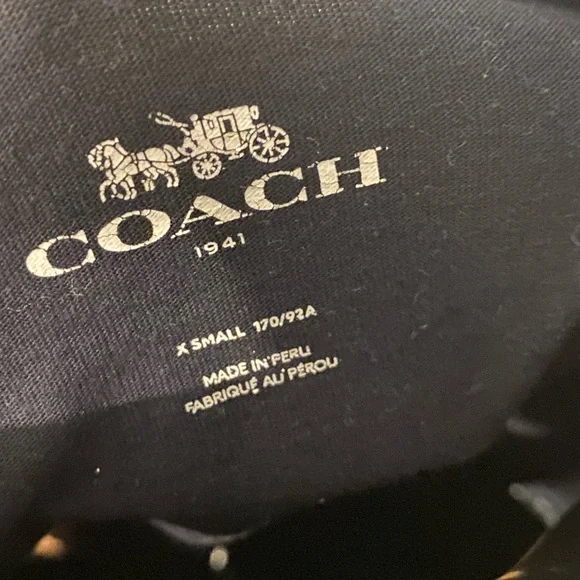 Coach Octavia Emporio tshirt size X small black - Picture 5 of 6